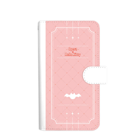 『魔⼊りました!⼊間くん×サンリオキャラクターズ』オペラ × ハローキティ ⼿帳型スマホケース