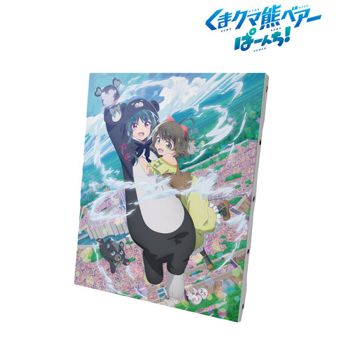 『くまクマ熊ベアーぱーんち!』キャンバスボード ver.A