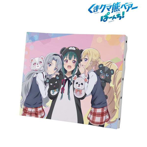 『くまクマ熊ベアーぱーんち!』キャンバスボード ver.B