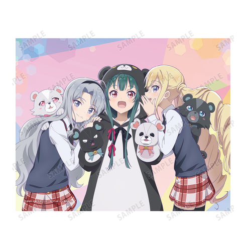 『くまクマ熊ベアーぱーんち!』キャンバスボード ver.B