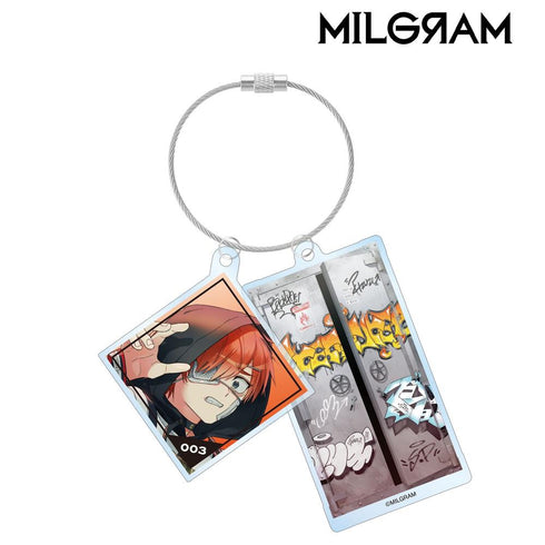 《MILGRAM -米尔格拉姆-》Futa《Backdraft》 封面插画版 双挂绳大号亚克力钥匙扣【202605再版】