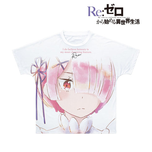 『Re:ゼロから始める異世界生活』ラム Ani-Art aqua label フルグラフィックTシャツユニセックス【202609再販】