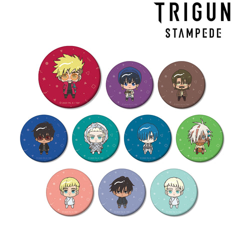 『TRIGUN STAMPEDE』トレーディング ちょこんと! マット⽸バッジ BOX