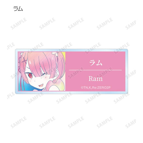 『Re:ゼロから始める異世界生活』トレーディング Ani-Art clear label アクリルネームプレート(単位/BOX)【202506再販】