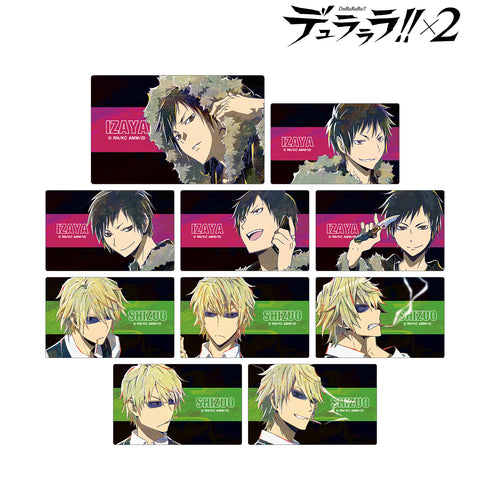 『デュラララ!!×2』トレーディング Ani-Art 臨也&静雄 カードステッカー BOX