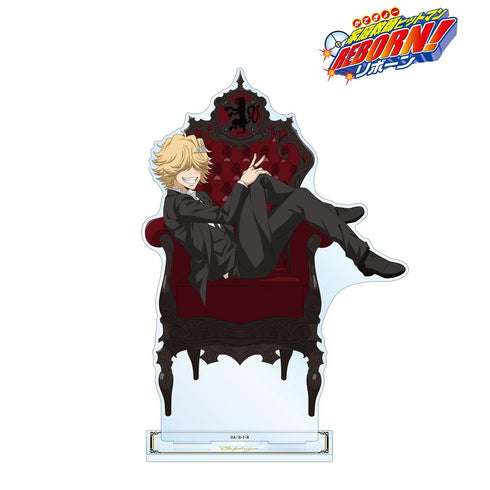 『家庭教師ヒットマンREBORN!』描き下ろしイラスト ベルフェゴール(10年後) 玉座ver. 特大アクリルスタンド【202603再販】