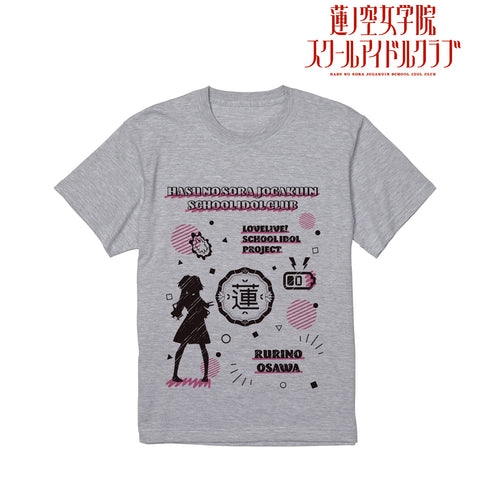『ラブライブ!蓮ノ空女学院スクールアイドルクラブ』大沢瑠璃乃 Ani-Sketch Tシャツ (メンズ/レディース)