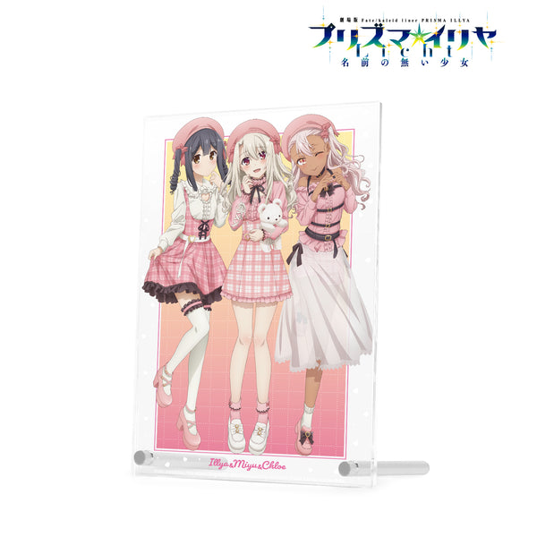『Fate/kaleid liner プリズマ☆イリヤ Licht 名前の無い少女』描き下ろしイラスト 集合 PINK kawaii style ver. A5アクリルパネル