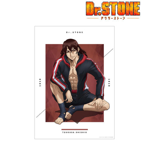 『Dr.STONE』描き下ろしイラスト 獅子王司 石化前ver. A3マット加工ポスター【202510再販】