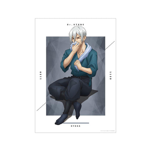 『Dr.STONE』描き下ろしイラスト 氷月 石化前ver. A3マット加工ポスター【202510再販】