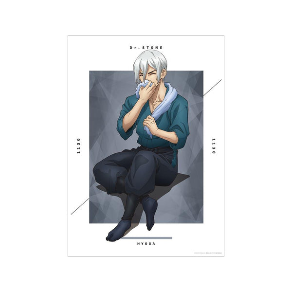 『Dr.STONE』描き下ろしイラスト 氷月 石化前ver. A3マット加工ポスター【202510再販】