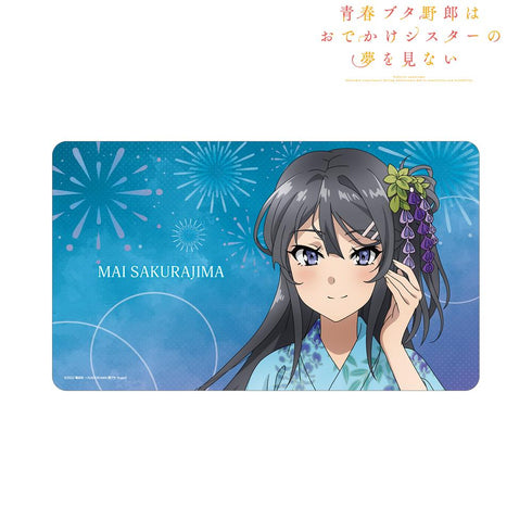 『青春ブタ野郎はおでかけシスターの夢を見ない』描き下ろしイラスト 桜島麻衣 浴衣ver. マルチデスクマット【202507再販】