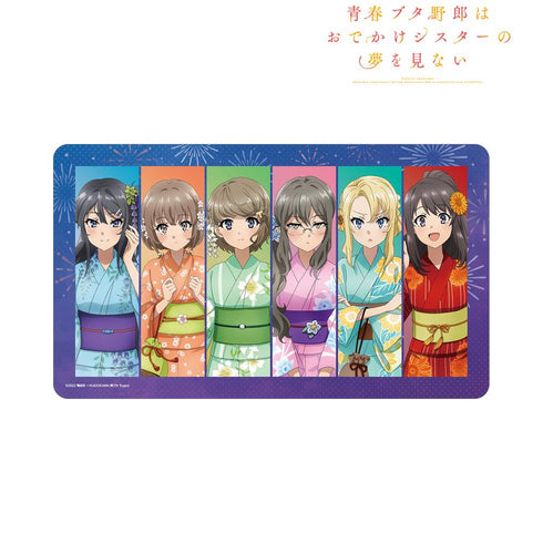 『青春ブタ野郎はおでかけシスターの夢を見ない』描き下ろしイラスト 集合 浴衣ver. マルチデスクマット【202507再販】