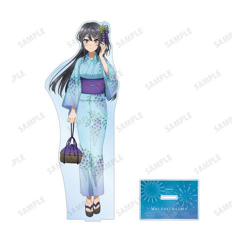 『青春ブタ野郎はおでかけシスターの夢を見ない』描き下ろしイラスト 桜島麻衣 浴衣ver. 特大アクリルスタンド【202512再販】