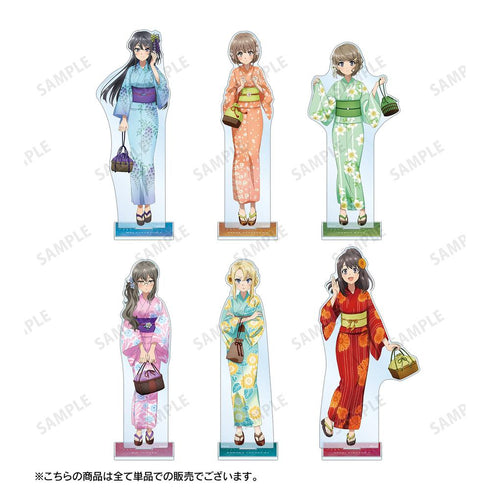 『青春ブタ野郎はおでかけシスターの夢を見ない』描き下ろしイラスト 桜島麻衣 浴衣ver. 特大アクリルスタンド【202512再販】