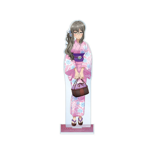 『青春ブタ野郎はおでかけシスターの夢を見ない』描き下ろしイラスト 双葉理央 浴衣ver. 特大アクリルスタンド【202610再販】
