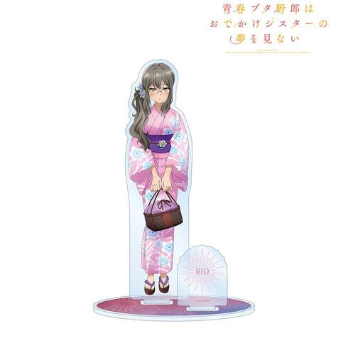 『青春ブタ野郎はおでかけシスターの夢を見ない』描き下ろしイラスト 双葉理央 浴衣ver. パーツ付きBIGアクリルスタンド【202412再販】