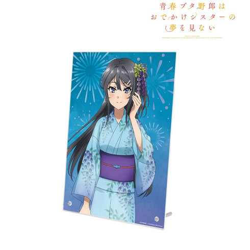 『青春ブタ野郎はおでかけシスターの夢を見ない』描き下ろしイラスト 桜島麻衣 浴衣ver. A4アクリルパネル【202610再販】