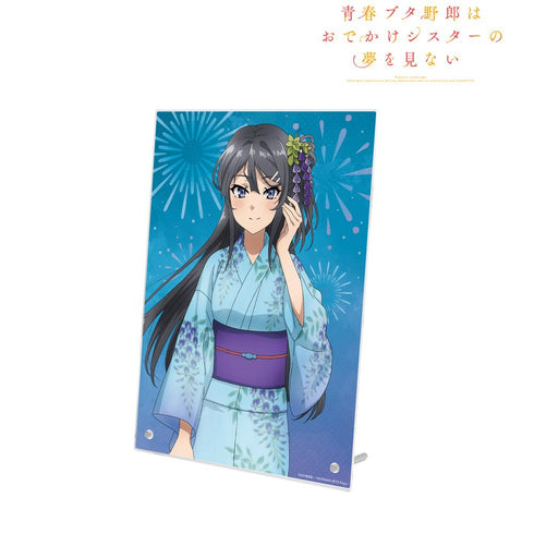 『青春ブタ野郎はおでかけシスターの夢を見ない』描き下ろしイラスト 桜島麻衣 浴衣ver. A4アクリルパネル【202507再販】