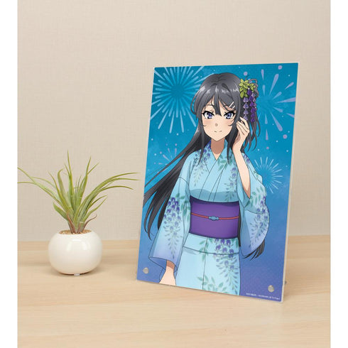 『青春ブタ野郎はおでかけシスターの夢を見ない』描き下ろしイラスト 桜島麻衣 浴衣ver. A4アクリルパネル【202412再販】
