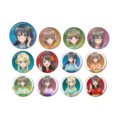 『青春ブタ野郎はおでかけシスターの夢を見ない』描き下ろしイラスト 浴衣ver. トレーディング缶バッジ(単位/BOX)【202507再販】
