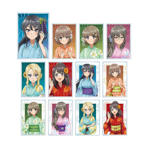 『青春ブタ野郎はおでかけシスターの夢を見ない』描き下ろしイラスト 浴衣ver. トレーディングアクリルカード(単位/BOX)【202507再販】