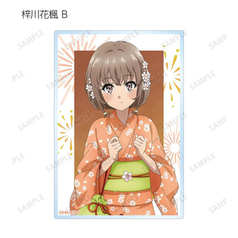 『青春ブタ野郎はおでかけシスターの夢を見ない』描き下ろしイラスト 浴衣ver. トレーディングアクリルカード(単位/BOX)【202507再販】