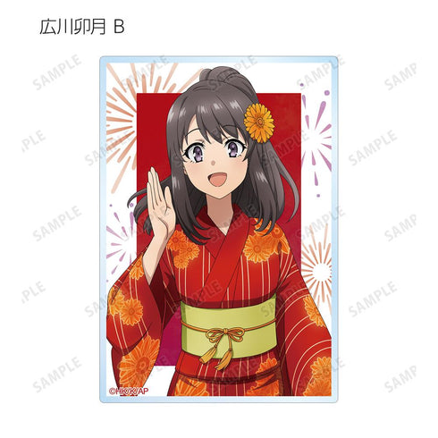 『青春ブタ野郎はおでかけシスターの夢を見ない』描き下ろしイラスト 浴衣ver. トレーディングアクリルカード(単位/BOX)【202507再販】