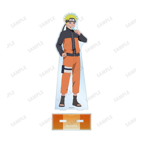 『NARUTO-ナルト- 疾風伝』描き下ろしイラスト うずまきナルト A 過去と現在ver. 特大アクリルスタンド【202501再販】