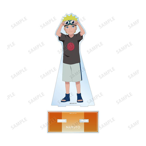 『NARUTO-ナルト- 疾風伝』描き下ろしイラスト うずまきナルト B 過去と現在ver. 特大アクリルスタンド【202501再販】