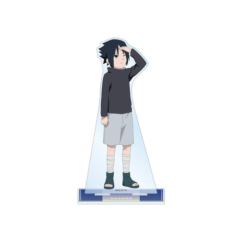 『NARUTO-ナルト- 疾風伝』描き下ろしイラスト うちはサスケ B 過去と現在ver. 特大アクリルスタンド【202501再販】