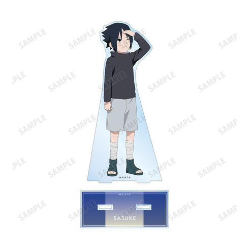 『NARUTO-ナルト- 疾風伝』描き下ろしイラスト うちはサスケ B 過去と現在ver. 特大アクリルスタンド【202501再販】