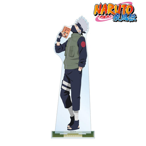 『NARUTO-ナルト- 疾風伝』描き下ろしイラスト はたけカカシ A 過去と現在ver. 特大アクリルスタンド【202501再販】