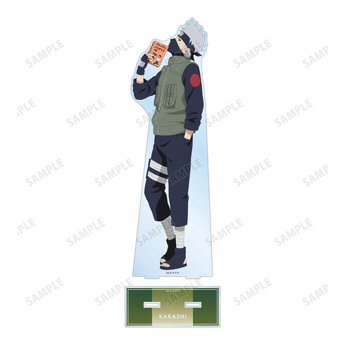 『NARUTO-ナルト- 疾風伝』描き下ろしイラスト はたけカカシ A 過去と現在ver. 特大アクリルスタンド【202501再販】