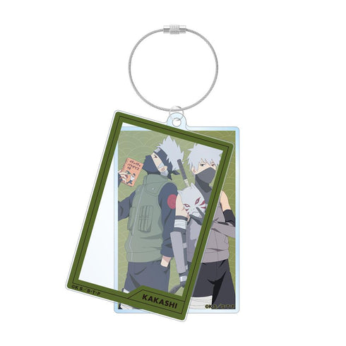 『NARUTO-ナルト- 疾風伝』描き下ろしイラスト はたけカカシ 過去と現在ver. 2連ワイヤーBIGアクリルキーホルダー【202501再販】