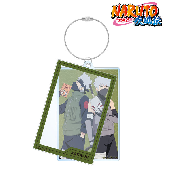 『NARUTO-ナルト- 疾風伝』描き下ろしイラスト はたけカカシ 過去と現在ver. 2連ワイヤーBIGアクリルキーホルダー