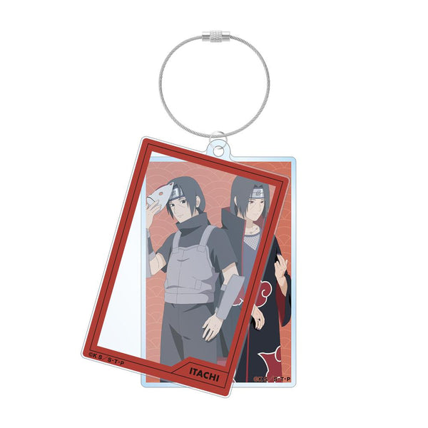 『NARUTO-ナルト- 疾風伝』描き下ろしイラスト うちはイタチ 過去と現在ver. 2連ワイヤーBIGアクリルキーホルダー【202501再販】