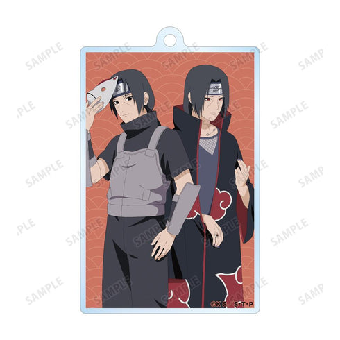 『NARUTO-ナルト- 疾風伝』描き下ろしイラスト うちはイタチ 過去と現在ver. 2連ワイヤーBIGアクリルキーホルダー【202501再販】