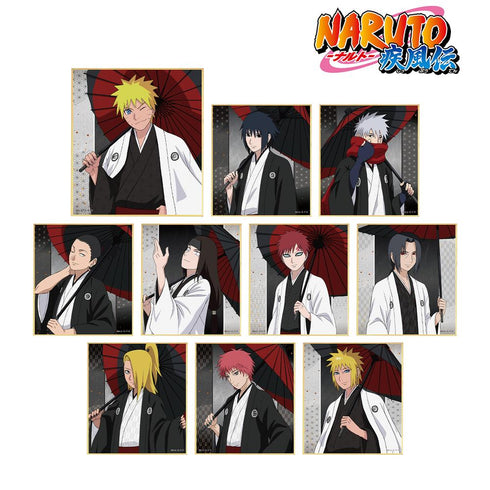 『NARUTO-ナルト- 疾風伝』描き下ろしイラスト 番傘和装ver. トレーディングミニ色紙(単位/BOX)【202501再販】