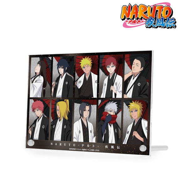 『NARUTO-ナルト- 疾風伝』描き下ろしイラスト 集合 番傘和装ver. A5アクリルパネル
