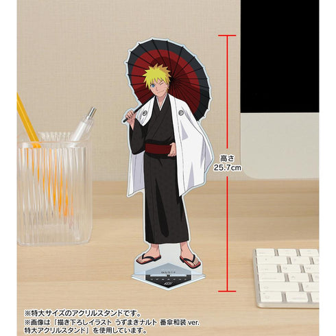 『NARUTO-ナルト- 疾風伝』描き下ろしイラスト 波風ミナト 番傘和装ver. 特大アクリルスタンド【202501再販】