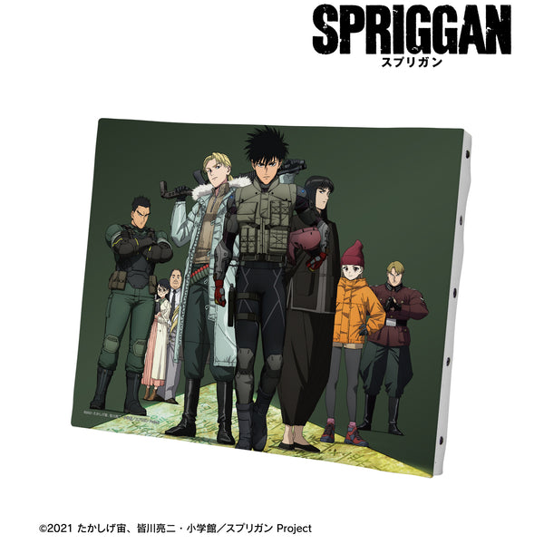 アニメ『スプリガン』 TV放送 キービジュアル キャンバスボード