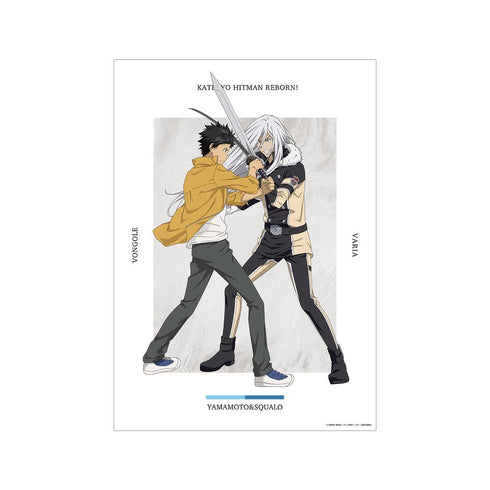 『家庭教師ヒットマンREBORN!』描き下ろしイラスト 山本 武&スペルビ・スクアーロ(10年後) 修業風景ver. A3マット加工ポスター【202503再販】