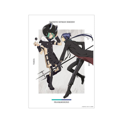 《家庭教师Hitman REBORN!》全新绘制插画 六道骸(10年后)&弗兰 修行场景版 A3哑光处理海报【202607再版】