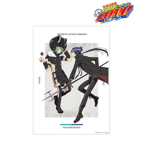 《家庭教师Hitman REBORN!》全新绘制插画 六道骸(10年后)&弗兰 修行场景版 A3哑光处理海报【202607再版】