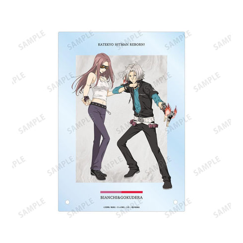 《家庭教師 Hitman REBORN!》全新繪製插圖 獄寺隼人&比安奇(10年後) 修業場景版 A5壓克力立牌【202607再版】