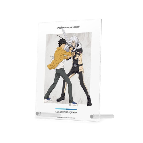 『家庭教師ヒットマンREBORN!』描き下ろしイラスト 山本 武&スペルビ・スクアーロ(10年後) 修業風景ver. A5アクリルスタンドパネル【202603再販】