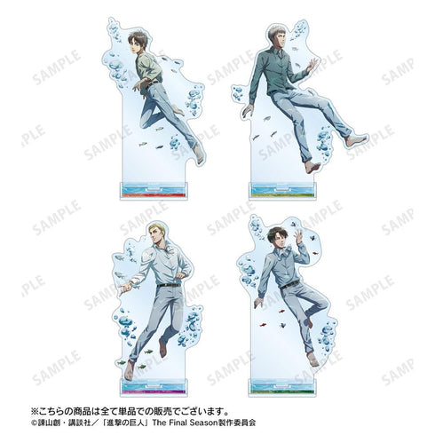 『進撃の巨人』描き下ろしイラスト エレン 水中浮遊ver. BIGアクリルスタンド【202512再販】