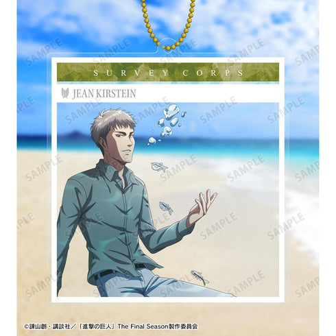 『進撃の巨人』描き下ろしイラスト ジャン 水中浮遊ver. SNS風BIGアクリルキーホルダー【202501再販】