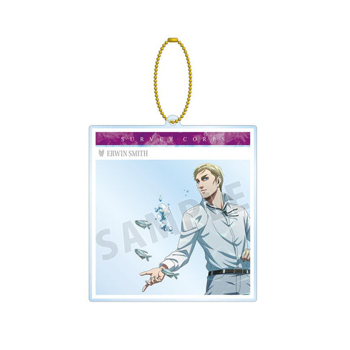 『進撃の巨人』描き下ろしイラスト エルヴィン 水中浮遊ver. SNS風BIGアクリルキーホルダー【202501再販】